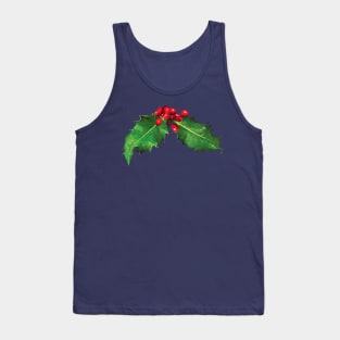 Christmas Holly Tank Top